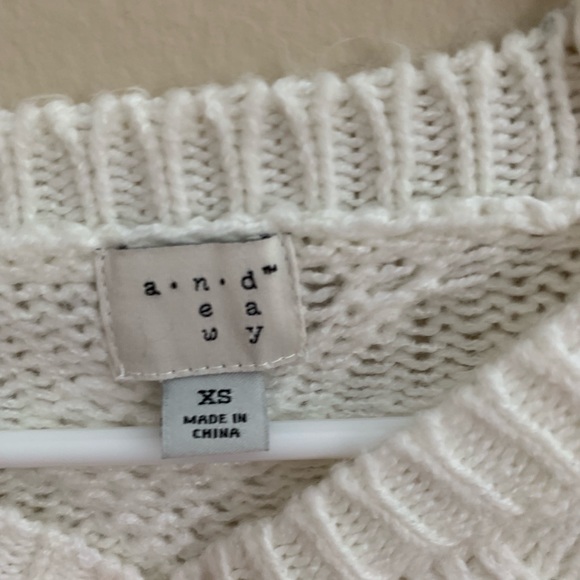 Colorblock knit sweater A new day - Picture 3 of 5